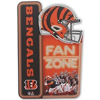 Cincinnati Bengals 13" x 19.5" Fan Zone Metal Sign
