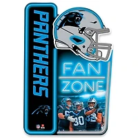 Carolina Panthers 13" x 19.5" Fan Zone Metal Sign