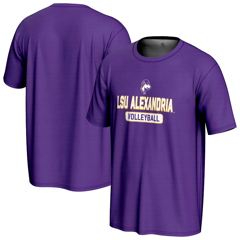 Men's ProSphere Purple LSU-Alexandria General Volleyball Name Drop T-Shirt
