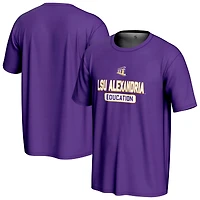 Men's ProSphere Purple LSU-Alexandria General Education Name Drop T-Shirt