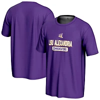 Men's ProSphere Purple LSU-Alexandria General Communications Name Drop T-Shirt