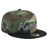 Men's New Era Camo New York Knicks 9FIFTY Snapback Hat