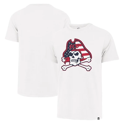 Men's '47 White ECU Pirates Stars & Stripes Franklin T-Shirt