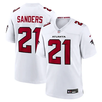 Men's Nike Deion Sanders White Atlanta Falcons Retired Player Game Jersey
