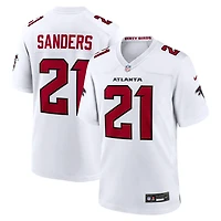 Men's Nike Deion Sanders White Atlanta Falcons Retired Player Game Jersey