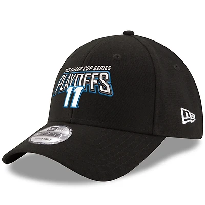 Men's New Era  Black Denny Hamlin 2025 NASCAR Cup Series Playoffs  9FORTY Adjustable Hat