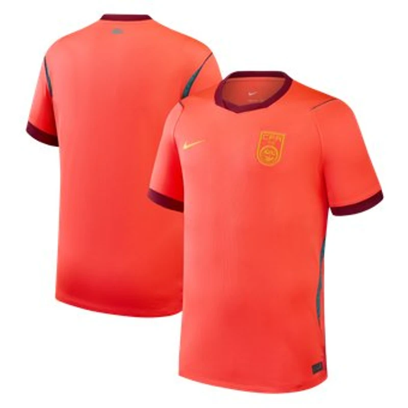 Men's Nike  Red China National Team 2026 Home Stadium Replica Jersey