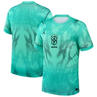 Men's Nike  Green Brazil National Team 2026 Goalkeeper Stadium Replica Jersey