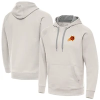 Men's Antigua Cream Phoenix Suns Victory Pullover Hoodie