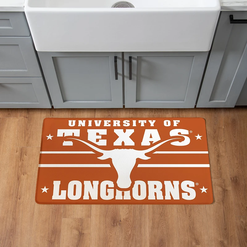 Texas Longhorns 18" x 30" Anti-Fatigue Comfort Indoor Mat