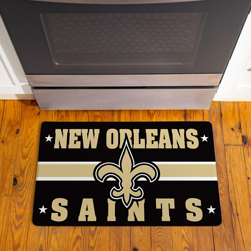 New Orleans Saints 18" x 30" Anti-Fatigue Comfort Indoor Mat