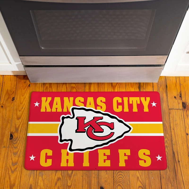 Kansas City Chiefs 18" x 30" Anti-Fatigue Comfort Indoor Mat