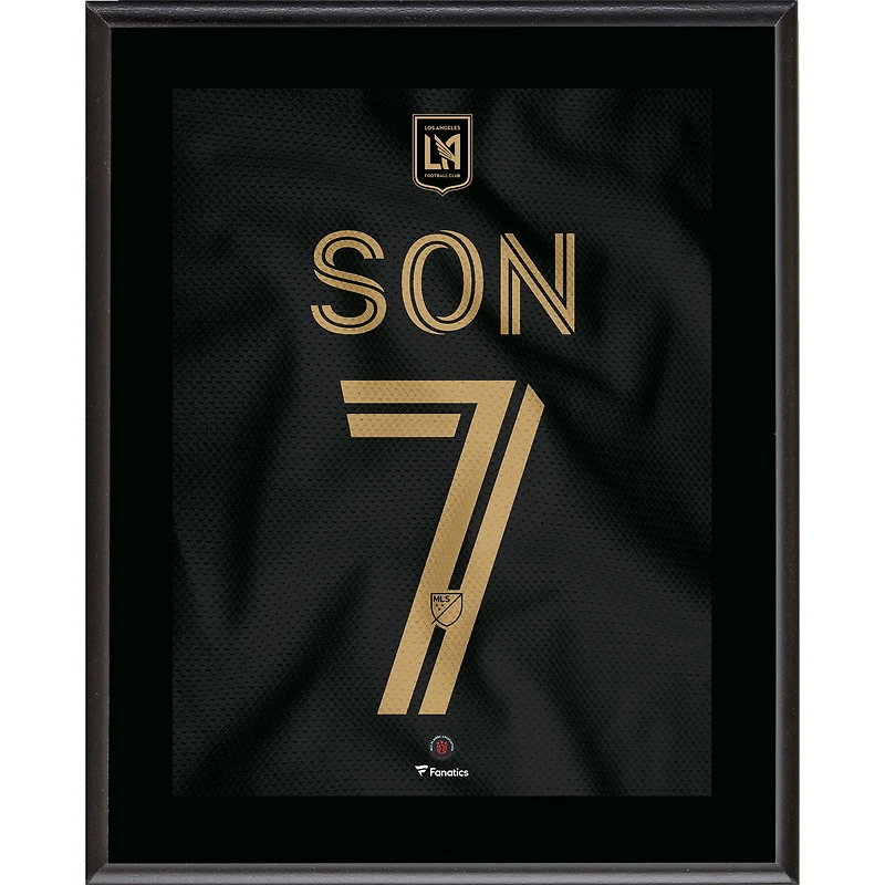Son Heung-Min LAFC 10.5" x 13" Jersey Style Number 7 Sublimated Plaque