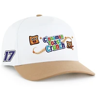 Men's '47 White/Tan Chris Buescher Cinnamon Toast Crunch Two-Tone Hitch Adjustable Hat