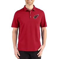 Men's Cutter & Buck Cardinal Arizona Cardinals Big Tall Advantage Refresh Epic Confidence Recycled Tri-Blend Pique Polo