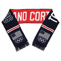 Navy/Red 2026 Winter Olympics x Milano Cortina Scarf