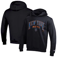 Youth Champion  Black New York Mets Powerblend Fleece Hoodie
