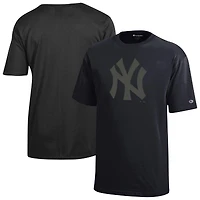 Youth Champion Black New York Yankees Tonal Logo T-Shirt
