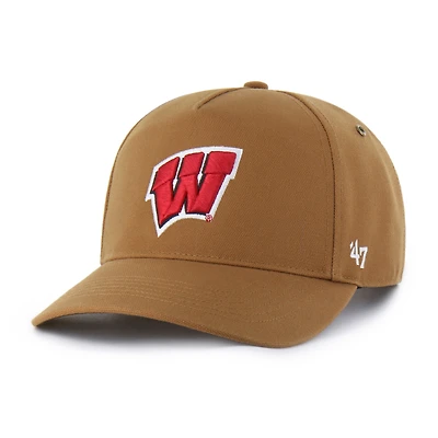 Unisex Carhartt x '47  Brown Wisconsin Badgers Hitch Adjustable Hat
