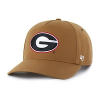 Unisex Carhartt x '47  Brown Georgia Bulldogs Hitch Adjustable Hat