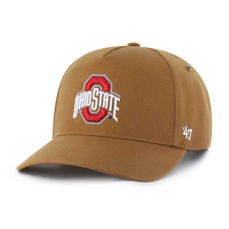 Unisex Carhartt x '47  Brown Ohio State Buckeyes Hitch Adjustable Hat