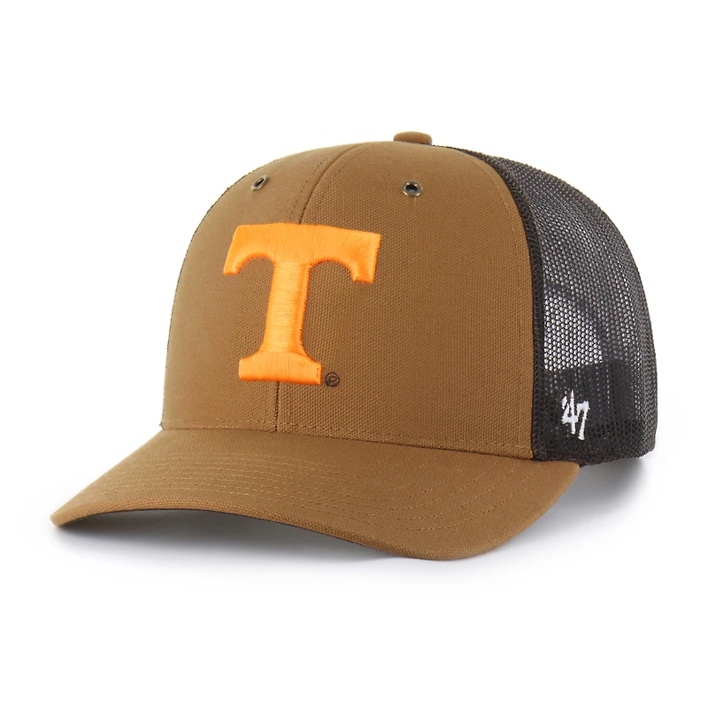 Unisex Carhartt x '47  Brown Tennessee Volunteers Trucker Adjustable Hat