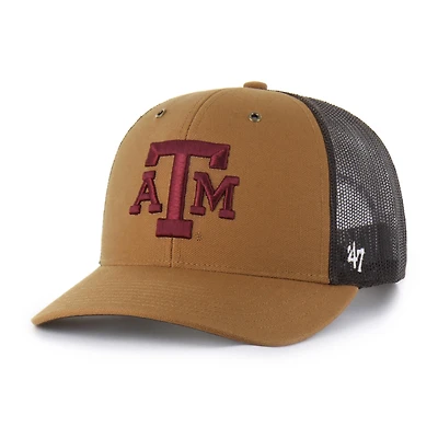 Unisex Carhartt x '47  Brown Texas A&M Aggies Trucker Adjustable Hat