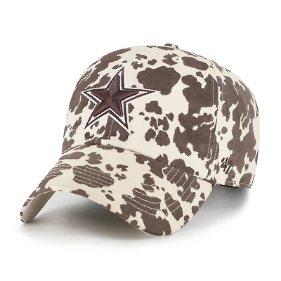 Women's '47  Natural Dallas Cowboys Bessie Clean Up Adjustable Hat
