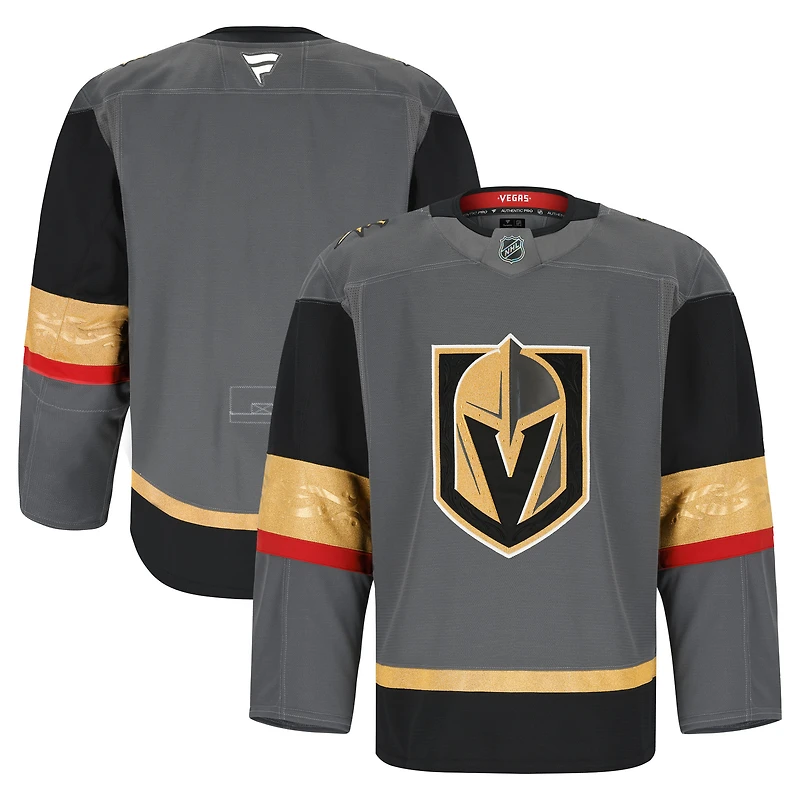 Men's Fanatics Gray Vegas Golden Knights Alternate Authentic Pro Jersey
