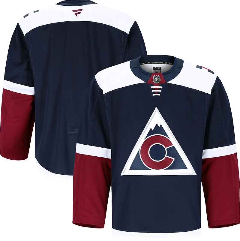 Men's Fanatics Navy Colorado Avalanche Alternate Authentic Pro Jersey