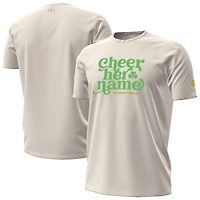 Men's Under Armour Cream Notre Dame Fighting Irish Cheer Her Name Performance T-Shirt