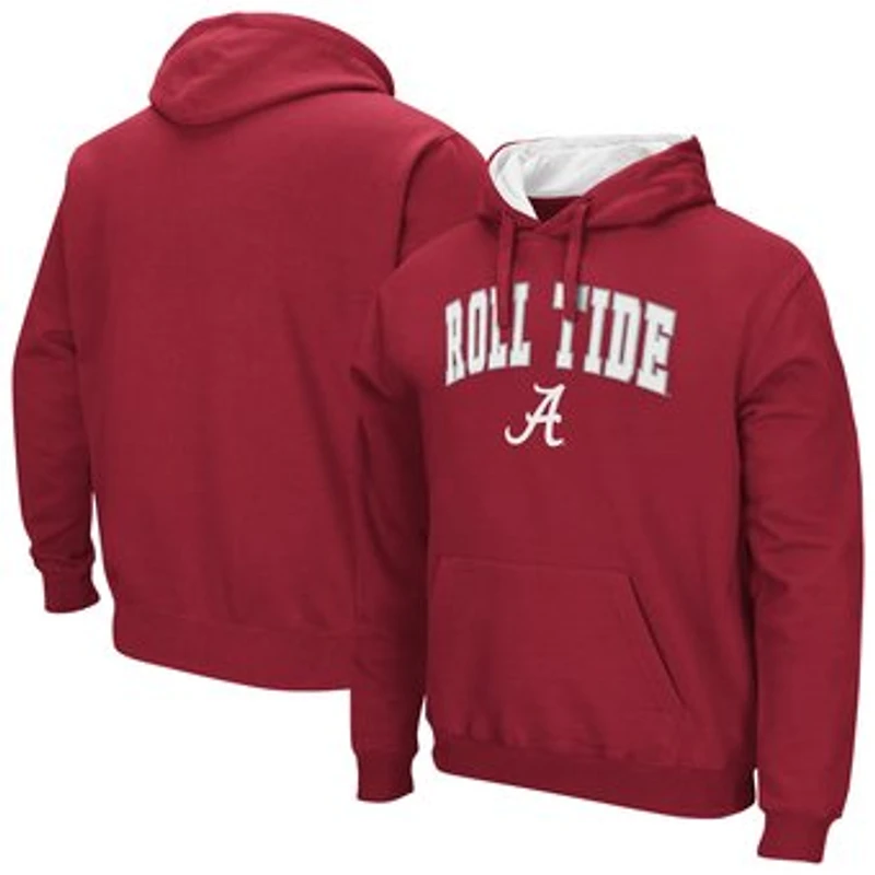 Men's Colosseum  Crimson Alabama Crimson Tide Rally Cry Fleece Hoodie