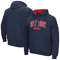 Men's Colosseum  Navy Ole Miss Rebels Rally Cry Fleece Hoodie