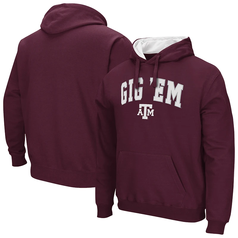 Men's Colosseum Maroon Texas A&M Aggies Rally Cry Fleece Hoodie