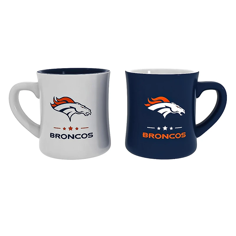 Denver Broncos 10 oz. Ceramic Coffee Cup Gift Set