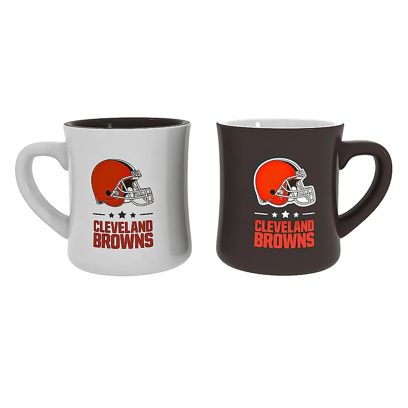 Cleveland Browns 10 oz. Ceramic Coffee Cup Gift Set