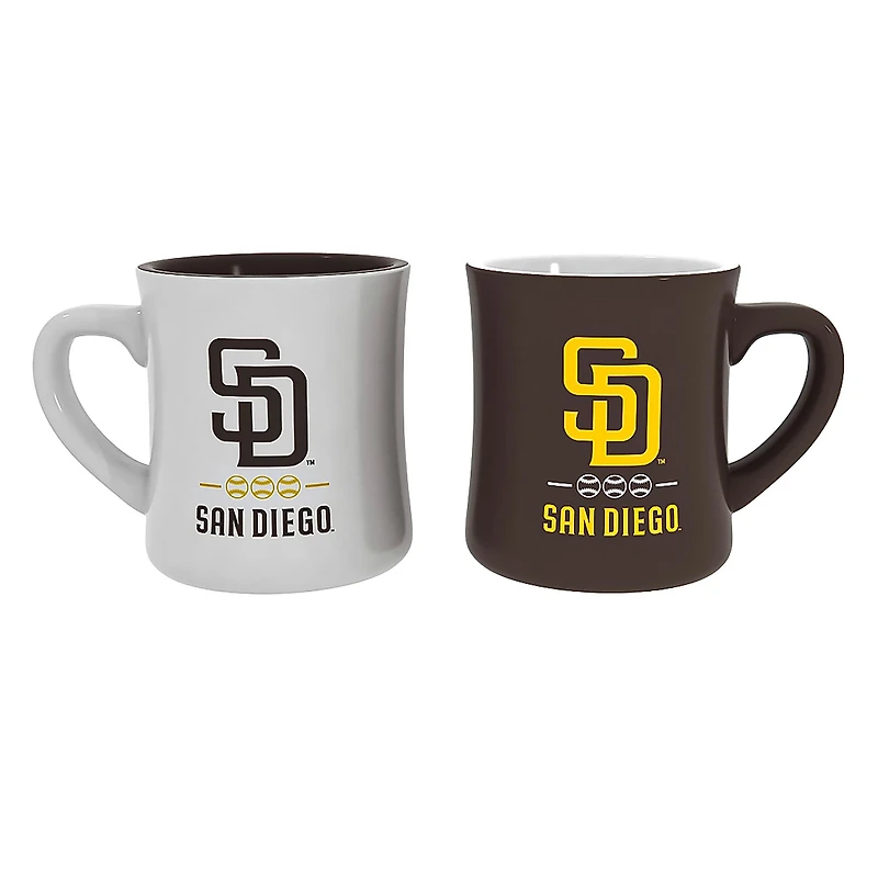 San Diego Padres 10 oz. Ceramic Coffee Cup Gift Set