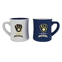 Milwaukee Brewers 10 oz. Ceramic Coffee Cup Gift Set