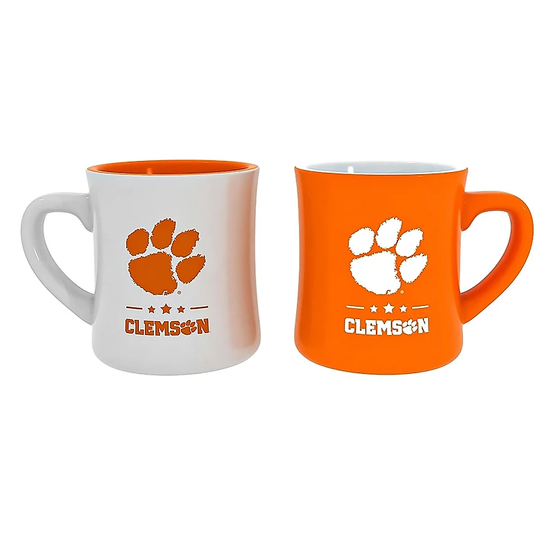 Clemson Tigers 10 oz. Ceramic Coffee Cup Gift Set