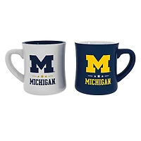 Michigan Wolverines 10 oz. Ceramic Coffee Cup Gift Set