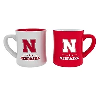 Nebraska Huskers 10 oz. Ceramic Coffee Cup Gift Set