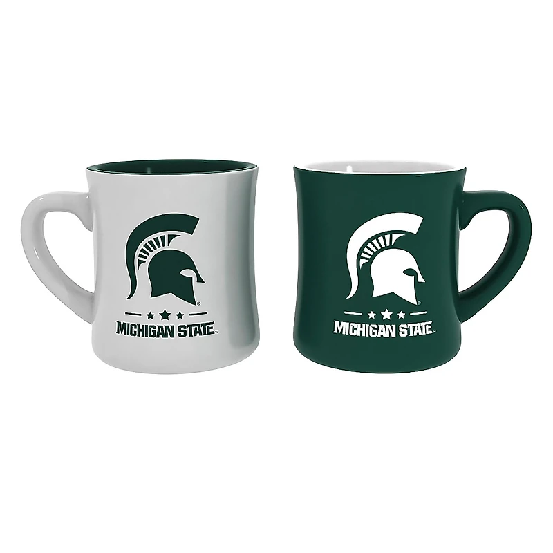 Michigan State Spartans 10 oz. Ceramic Coffee Cup Gift Set