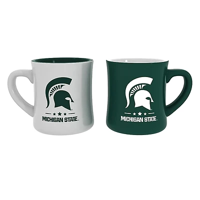 Michigan State Spartans 10 oz. Ceramic Coffee Cup Gift Set