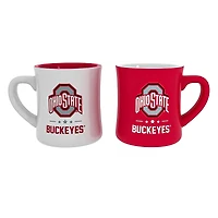 Ohio State Buckeyes 10 oz. Ceramic Coffee Cup Gift Set