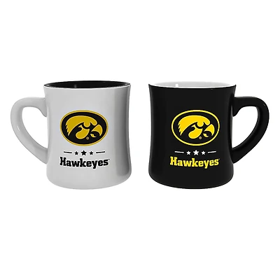 Iowa Hawkeyes 10 oz. Ceramic Coffee Cup Gift Set