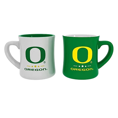 Oregon Ducks 10 oz. Ceramic Coffee Cup Gift Set