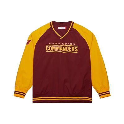 Men's Mitchell & Ness Burgundy Washington Commanders  Raglan Jacket