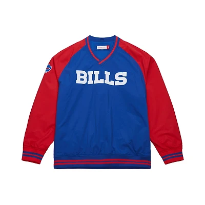 Men's Mitchell & Ness Royal Buffalo Bills  Raglan Jacket
