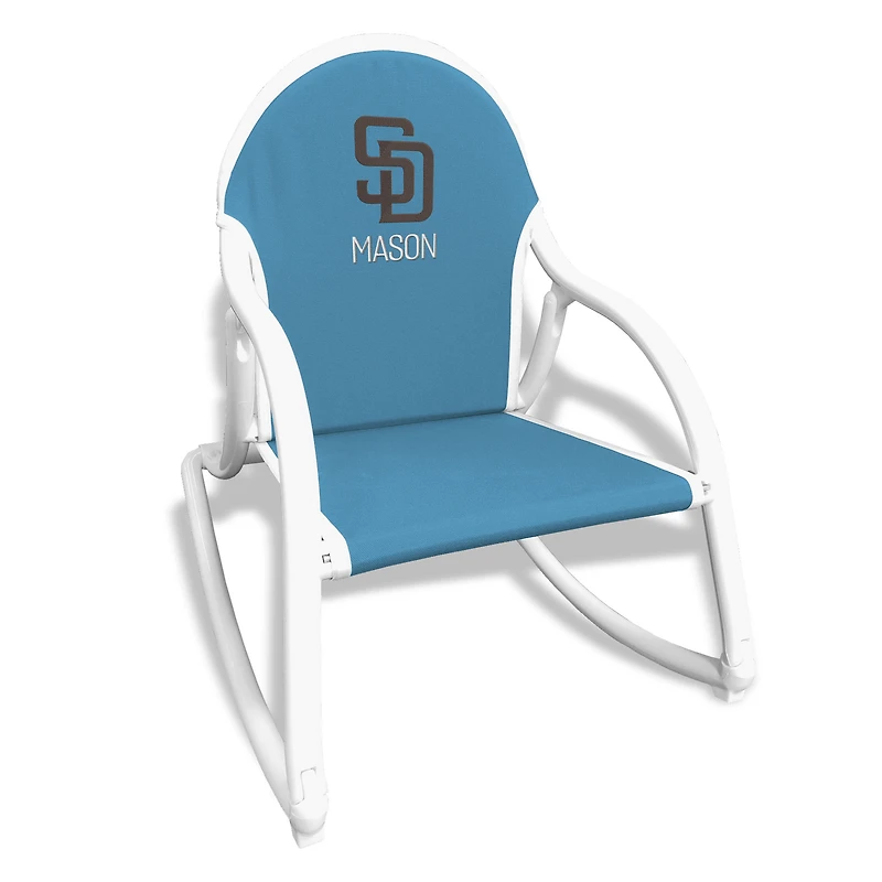 Chad & Jake Blue San Diego Padres Personalized Rocking Chair