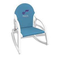 Chad & Jake Light Blue Utah Jazz Personalized Rocking Chair